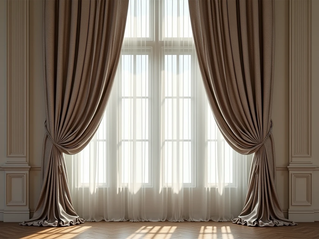 Palladium Silk Drapes